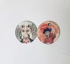Dr.STONE 百鬼夜行 缶バッジ Amazon.co.jp: ドクターストーン Dr.STONE 西園寺羽京 氷河 缶バッジ