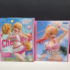 喜多川海夢 フィギュア2種セット チア＆水着 SEGA