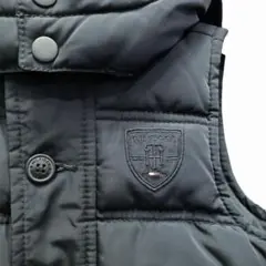 tommy hilfiger ベスト ネイビー フード取り外し可能 92cm