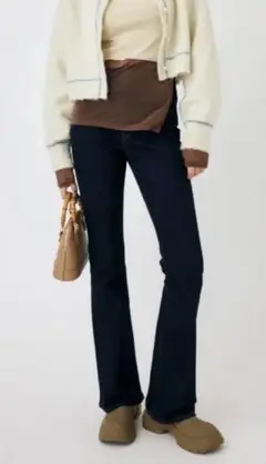 【moussy】【23inch】HW Rebirth FLARE BLU