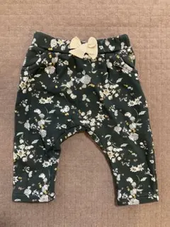 プチバトー 花柄ベビーパンツ 74cm12M