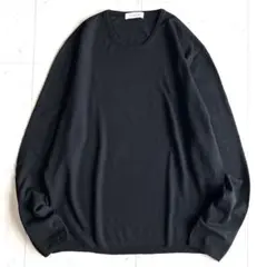 Cruciani 【美品】ブラック Vネック ニット 48サイズ　イタリア製 正規品 Cruciani(クルチアーニ)CD22500 ウール Vネックニット