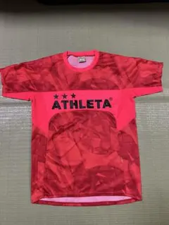 ATHLETA 赤 グラデーション Lサイズ シャツ