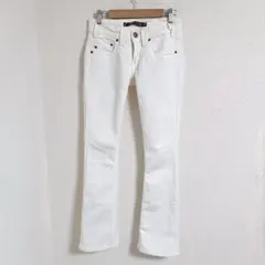 ヤヌーク 美品 ブーツカットデニムパンツ VISIONARY STITCH 23