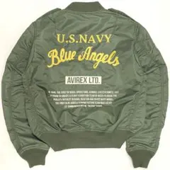 極美品!AVIREX BLUE ANGELS 刺繍パッチL-2Bジャケット(M) 極美品!AVIREX BLUE ANGELS 刺繍パッチL-2Bジャケット(M) - メルカリ