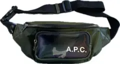 美品】A.P.C. ボディバッグ ウエストポーチ カモフラージュ柄 - メルカリ