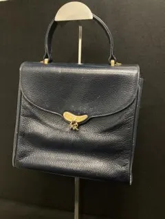 ニナリッチ　ハンドバッグ ネイビー 証明書付き