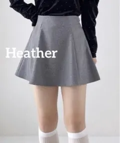 132 美品✨️ Heather フレアミニスカートのサムネイル