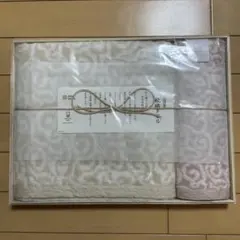 今治謹製　バスタオル&フェイスタオル2枚セット