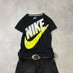 NIKE アーカイブ 短丈 ビッグロゴ Tシャツ チビT 平成ギャル y2k Mのサムネイル
