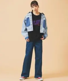 【ミルクフェド】 カジュアルパンツ Ｍ WORK PANTSのサムネイル