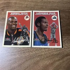 NBA Adonal Foyle & Laphonso Ellis カードセット