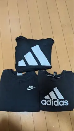 adidas NIKE キッズ トレーナー 3点セット 130cmのサムネイル