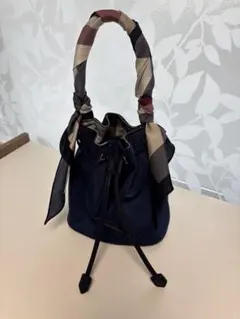 BLUE LABEL ネイビー バケットバッグ