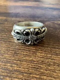 Chrome Hearts クロムハーツキーパーリングラインストーン - メルカリ