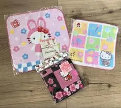 ハローキティ ミニタオル　ハンカチ　まとめ売り