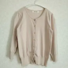 LAISSE PASSÉ ベージュ カーディガン 38