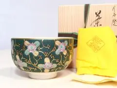 茶道具　茶碗　九谷　秀峰　青粒 茶道具 茶碗 九谷 秀峰 青粒 - メルカリ