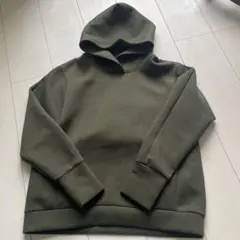 オリーブグリーン フード付き パーカー