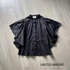＜UNITED ARROWS＞C ペプラムフレアスリーブ ブラウス B †