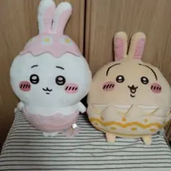 ちいかわ そろそろイースターな BIGぬいぐるみ　うさぎ　ぬいぐるみ2種セット