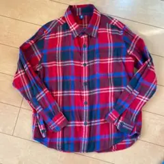 UNIQLO チェックシャツ ネルシャツ 長袖