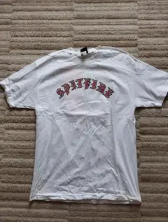 SPITFIRE 裏面ナイキダンク靴裏 ロゴ Tシャツ ホワイトのサムネイル