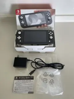 Nintendo Switch Lite グレー 本体 ACアダプター付き 中古 - メルカリ