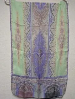 極美品 ETRO エトロ シルクストール ペイズリー 大判スカーフ - メルカリ