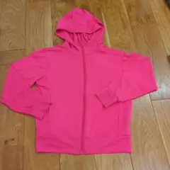 ［140］UNIQLO AIRism キッズパーカー ピンク