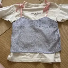 AnkAnk レースキャミソール Tシャツ140