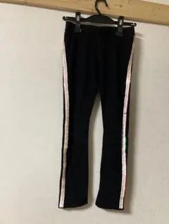 H&M エイチアンドエム　 女の子レギンス 虹色スパンコール　140