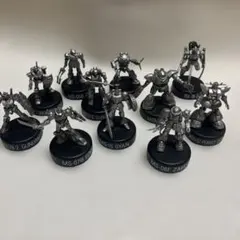 ガンダム　ミニフィギュアまとめ売りセット　シルバー