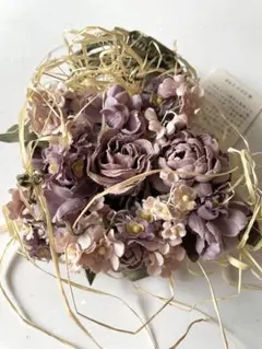【新品・未使用品】ワンダフルワールド　薔薇・小花ミックスブーケコサージュのサムネイル