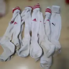 adidas・Puma サッカーソックス 5足セット