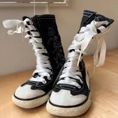 Puma ブーツ　スニーカー　ハイカット　リボン　刺繍