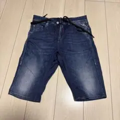 REPLAY ダークブルー ショートパンツ