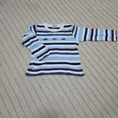 familiar ストライプ 長袖カットソー 100cm