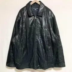 XXLサイズ！DOCKERS レザースウィングトップジャケット