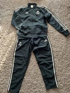 《美品》Adidas レアル・マドリード　上下 M 定価2.5万　深緑