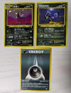 引退 まとめ売り 旧裏 ポケモンカード 悪 14枚 / キラ レア ヘルガー他