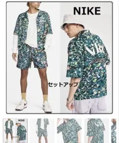 希少？US限定　ナイキ　セットアップ　メッシュシャツ　パンツのサムネイル