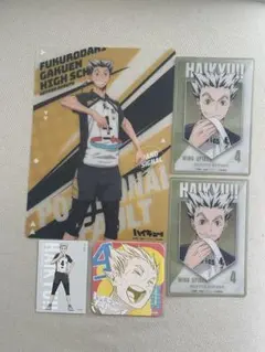 ハイキュー　ファンパーク　ベースヤードトーキョー　クリアカード　コースター　木兎