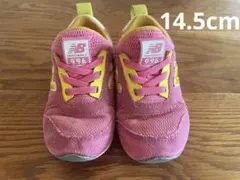 New Balance 996 ピンク/イエロー 14.5cm
