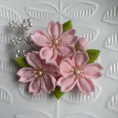 つまみ細工　tom tomさま専用　桜の花ブローチ　他　9点セット