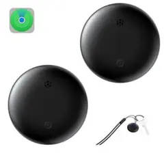 2個セットエアタグ 紛失防止スマートタグ IOS専用スマートトラッカー