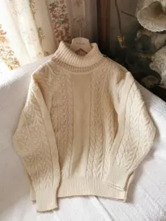 D…様ご専用♢初期マーガレットハウエル アランフィッシャーケーブルタートルニット