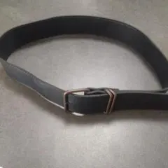 レディース ベルト レザー風 ブラック