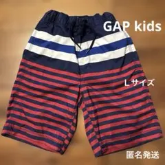 GAP 男子用水着 ネイビー赤ストライプ L