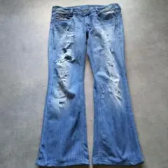 00s DIESEL flare denim pants y2k アーカイブのサムネイル